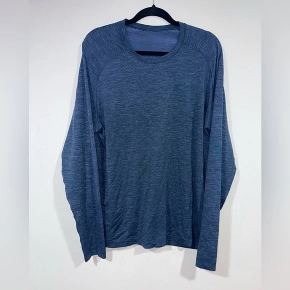 Lululemon Metal Vent Tech Surge Long Sleeve Nautical Navy XL - Picture 3 of 8